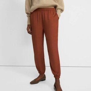 Theory Red Clay Cargo Joggers